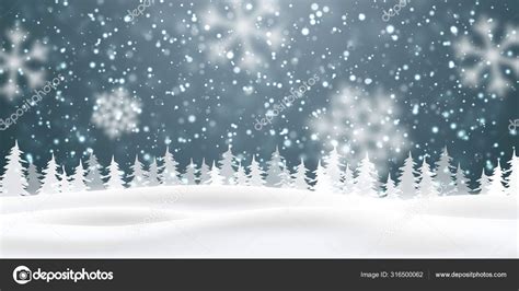 Falling Snow Background