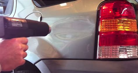 DIY Paintless Dent Removal With A Hair Dryer and Can Of Compressed Air ...