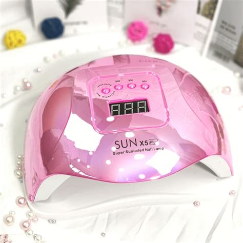 Sun X5 Plus Uv Led Műkörmös Lámpa 80 W 36 Led Gyöngyház Pink Emag Hu