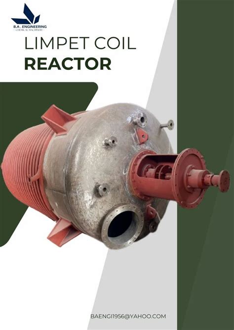 Mild Steel Limpet Coil Reactor Capacity Litre 10000 L At Rs 300000