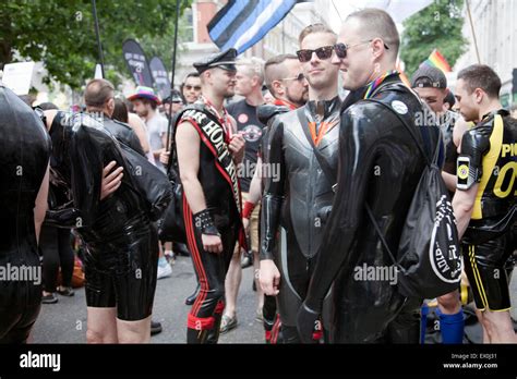 Gay Pride Parade Fetish London UK Stock Photo Royalty Free Image Alamy