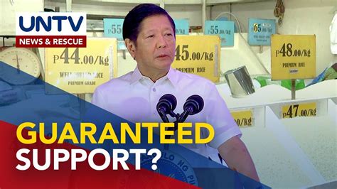 Pres Marcos Assures Support To Rice Retailers Amid Concerns On Price