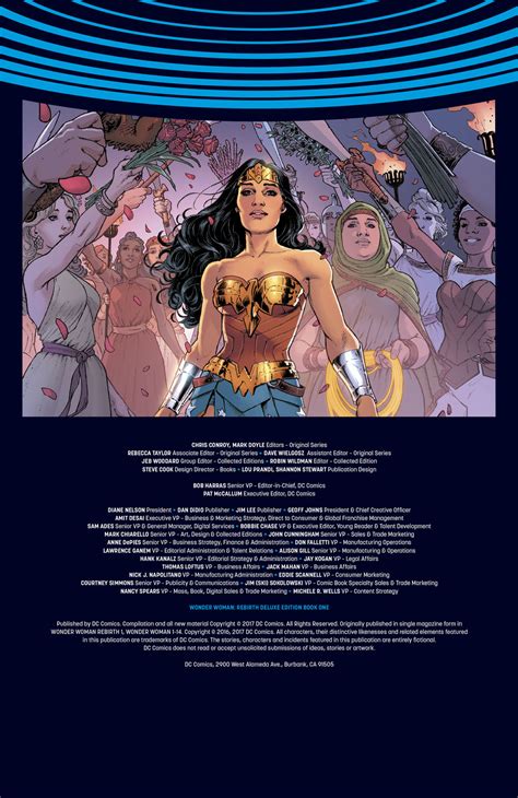 Wonder Woman The Rebirth Deluxe Edition Book 1