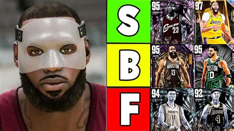 Best Cards In Nba K Myteam Tier List Youtube