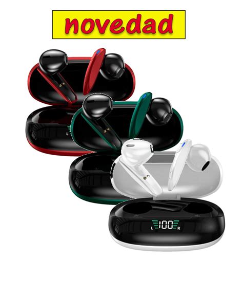 Auriculares Bluetooth Cool Dual Pod Shadow Tws Lcd Base Carga Color