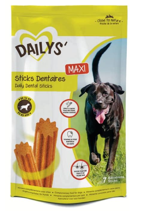 Sticks Dentaires Dailys Maxi Pour Grands Chiens