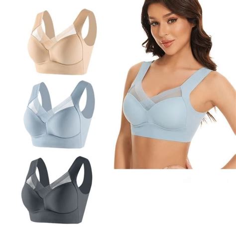 Soutien gorge brassière en dentelle plissée avec bretelles pour femmes LINGERIE Jaune fleur