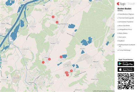 Baden-Baden Printable Tourist Map | Sygic Travel