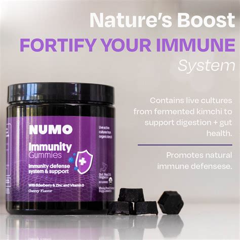 Immunity Elderberry Gummies Numo Gummies