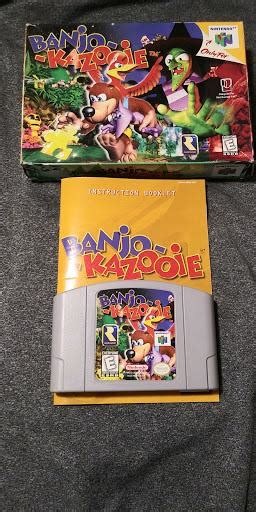 Banjo Kazooie Item Box And Manual Nintendo 64