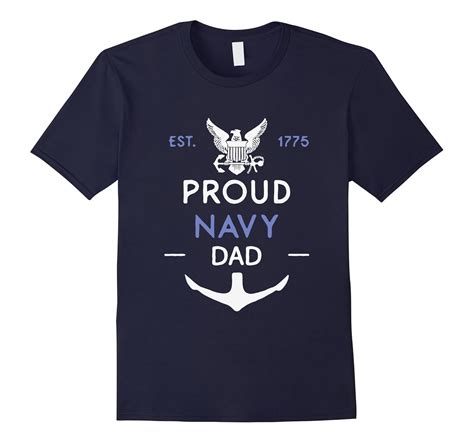 Mens Proud Navy Dad T Shirt Us Navy Tee Art Artvinatee