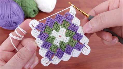 WowEasy Crochet Square Super How To Make Eye Catching Crochet Flower