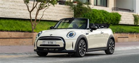 Rent Mini Cooper S Convertible White in Dubai - Convertible - Octane Luxury Car Rental Dubai