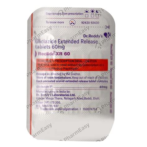 Loyzide Xr 60 MG Tablet 15 Uses Side Effects Price Dosage