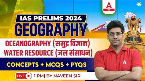 Upsc Geography Oceanography Water Resource Upsc Prelims