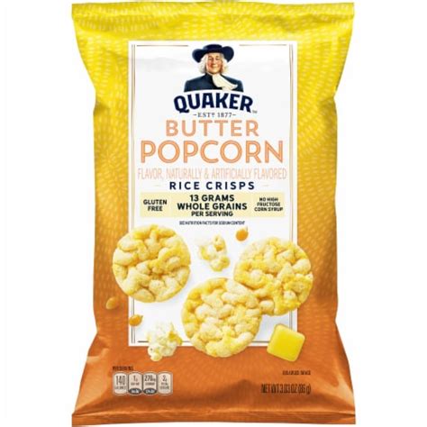 Quaker Butter Popcorn Flavored Rice Crisps 3 03 Oz King Soopers