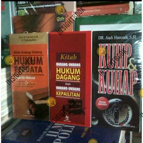 Jual Paket Buku Hukum Kuh Perdata Kuhd Kuhp Kuhap Buku Shopee