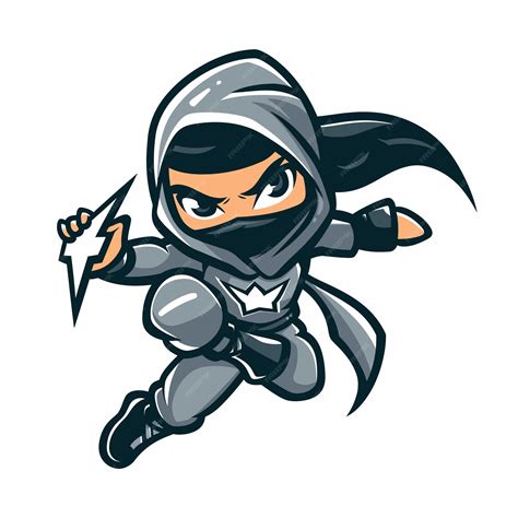 Premium Vector | Ninja girl