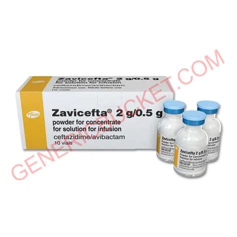 Zavicefta Injection Powder For Concentrate For Solution Genericbucket