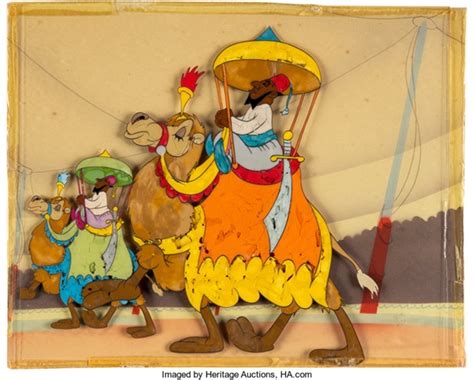 Dumbo Circus Camels Production Cel Courvoisier Setup Walt Disney 1941