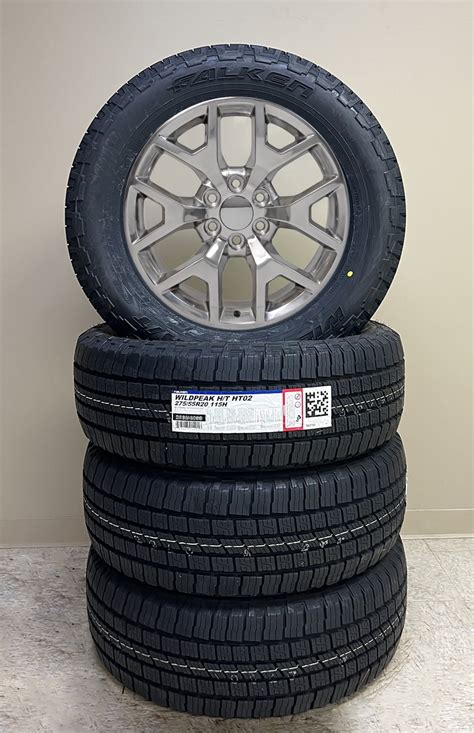 20 Polished Honeycomb Wheels With 27555r20 All Season Tires Set Of 4