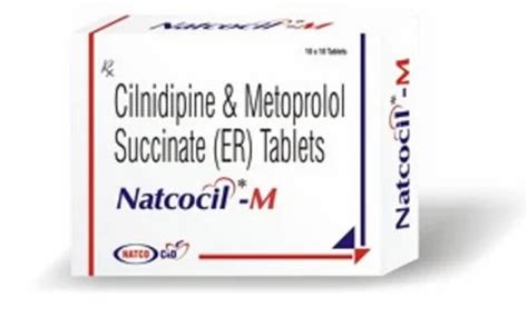 Natcocil M Cilnidipine Metoprolol Succinate ER Tablets At Best