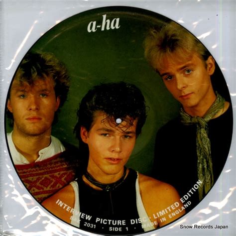 A HA interview picture disc limited edition BAK2031 レコード買取