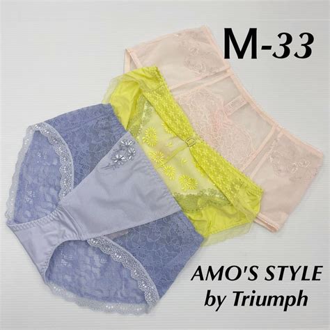 【未使用】新品19638 M 33 アモスタイルバイトリンプ Amo Style 3枚セット アソートショーツ Mサイズの落札情報詳細