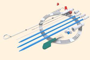 Denssicath Multi Purpose Drainage Catheter Pigtail Blueneem