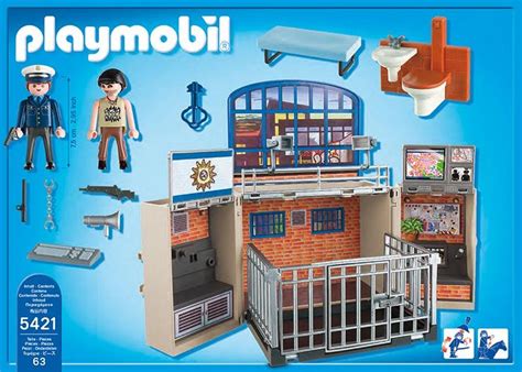 Playmobil My Secret Police Station Play Box Table Mountain Toys