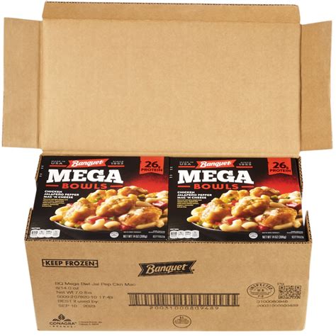 Banquet Mega Bowl Jalapeno Pepper Chicken Macaroni And Cheese Conagra Foodservice