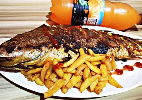 Grilled croaker fish Recipe by aymat_delights - Cookpad