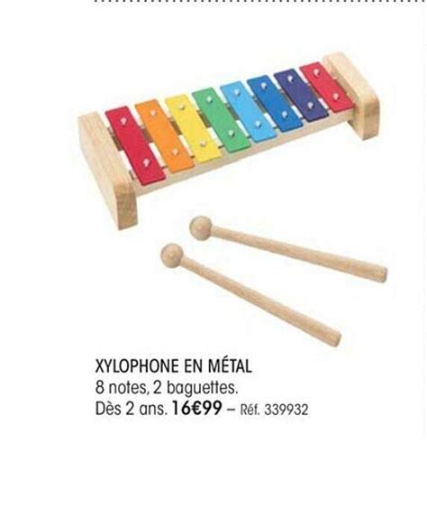 Promo Xylophone En M Tal Chez Oxybul Icatalogue Fr