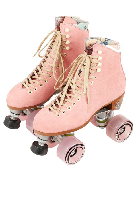 Lyst Topshop Pink Roller Skates In Pink