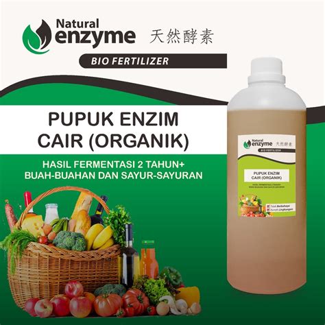 Jual Pupuk Enzim Cair Organik Natural Enzyme Bio Fertilizer Kemasan 1