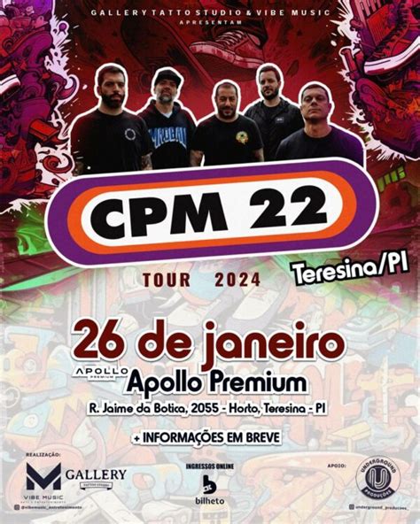 Cpm Faz Show Em Teresina No Dia De Janeiro Ingressos Est O