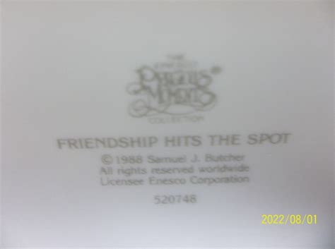 Precious Moments Friendship Hits The Spot Figurine Collectible