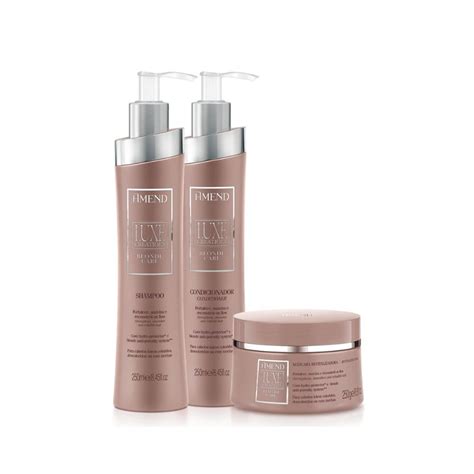 Kit Shampoo e Condicionador Luxe Creations Blonde Care Amend ÚNICO