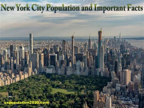 New york city population and important facts