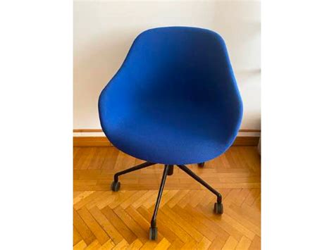 Modern AAC155 Task Chair In Fabric Blue Hay Deesup