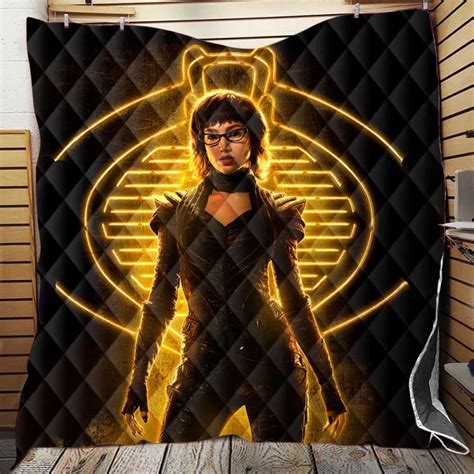 Ursula Corbero As Baroness In Snake Eye Movie Quilt Blanket