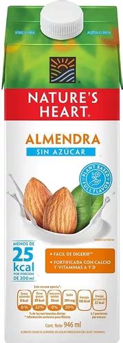 Bebida De Almendra Sin Azúcar 946ml Natures Heart Mercadolibre