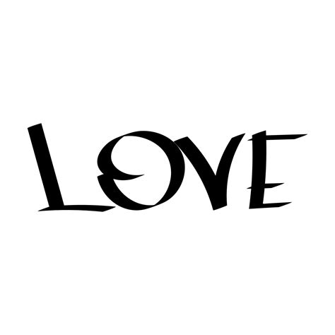 Love Graffiti Style Lettering Isolated On The White Background 15645291