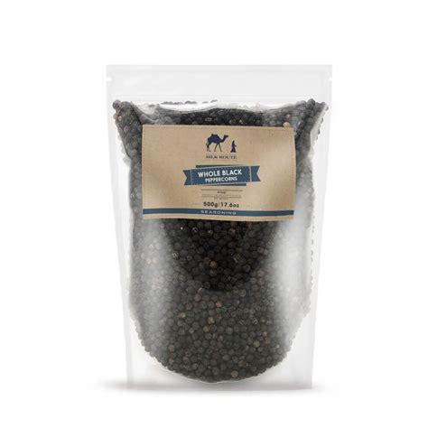 Silk Route Whole Black Peppercorns 500g Jarrolds Norwich