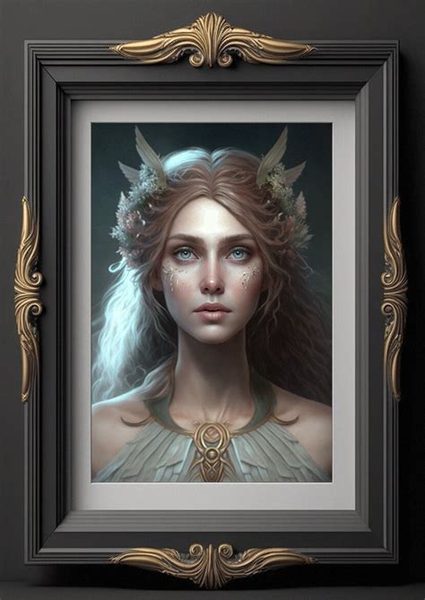 Eir Goddess Of Healing And Medicine Wall Art Beautiful Etsy