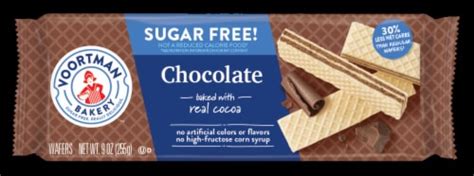 Voortman Sugar Free Chocolate Wafer Cookies Pack Of Pack Kroger