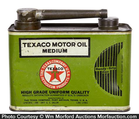 Vintage Texaco Oil Can Br