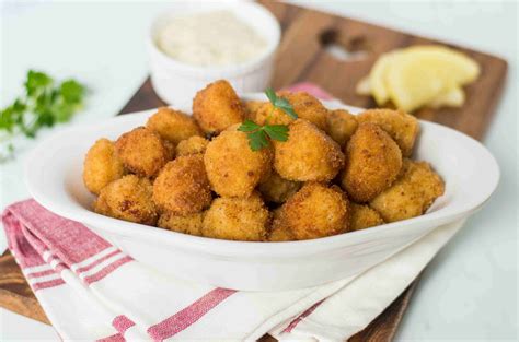 Seasoned and Deep-Fried Scallops Recipe