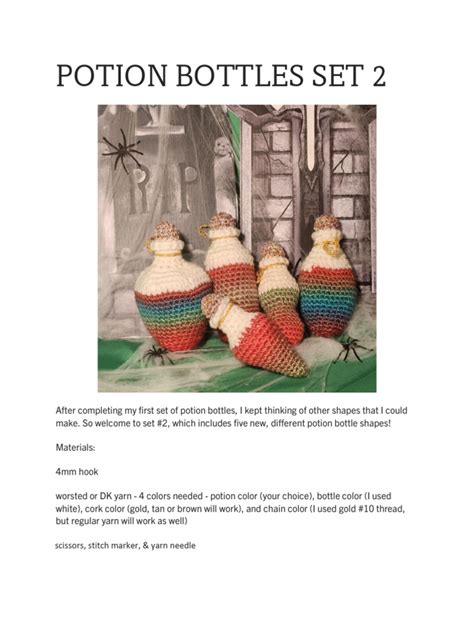 Potion Bottles Set 2 | PDF