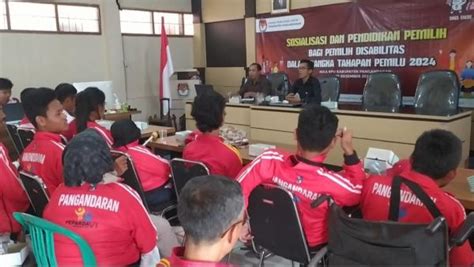 Partisipasi Kaum Disabilitas Rendah KPU Kabupaten Pangandaran Lakukan